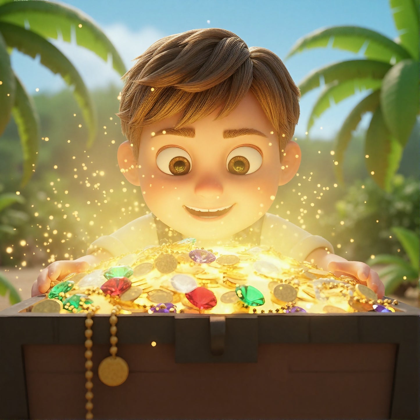 The Child's hunt for Treasure