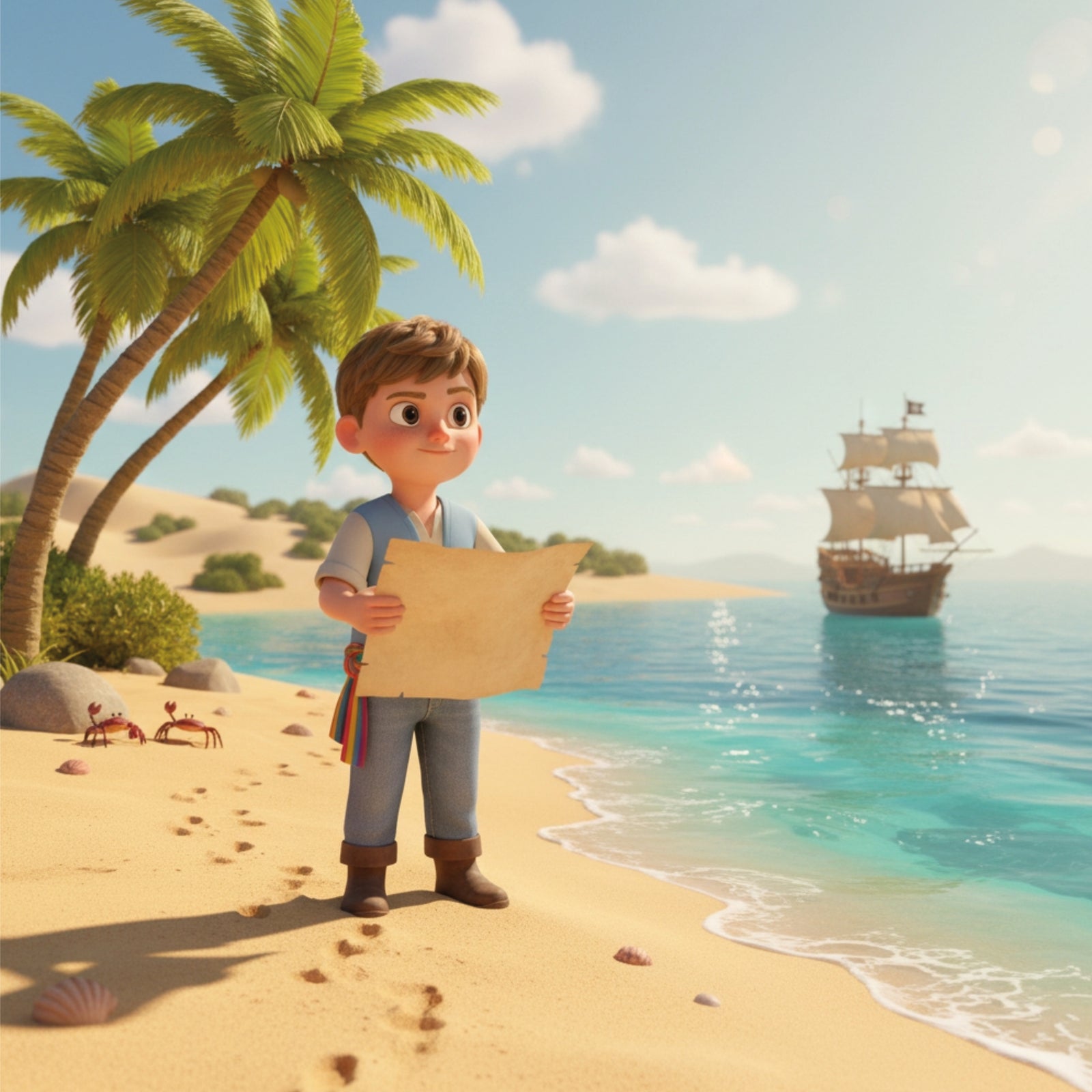 The Child's hunt for Treasure