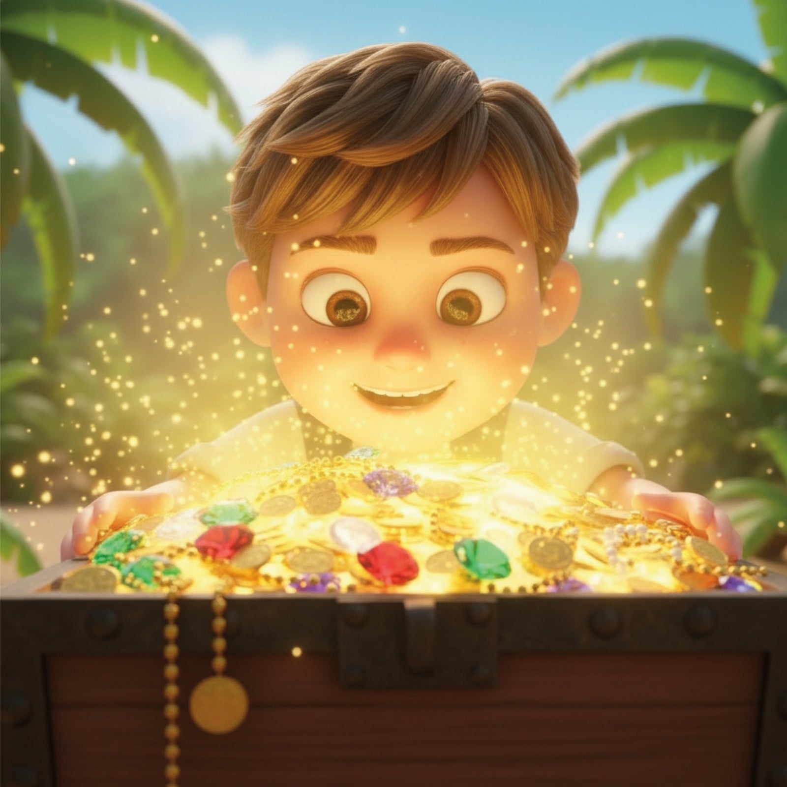 The Child's hunt for Treasure