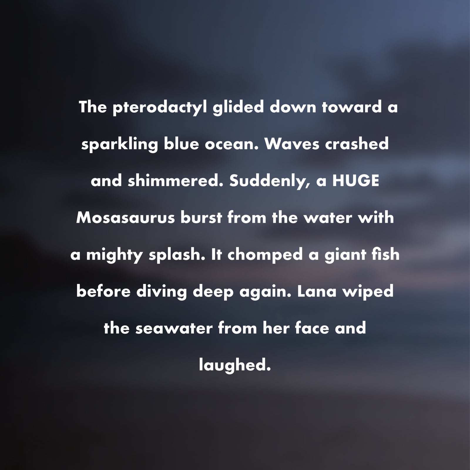 The Child and the day of the Dinosaurs