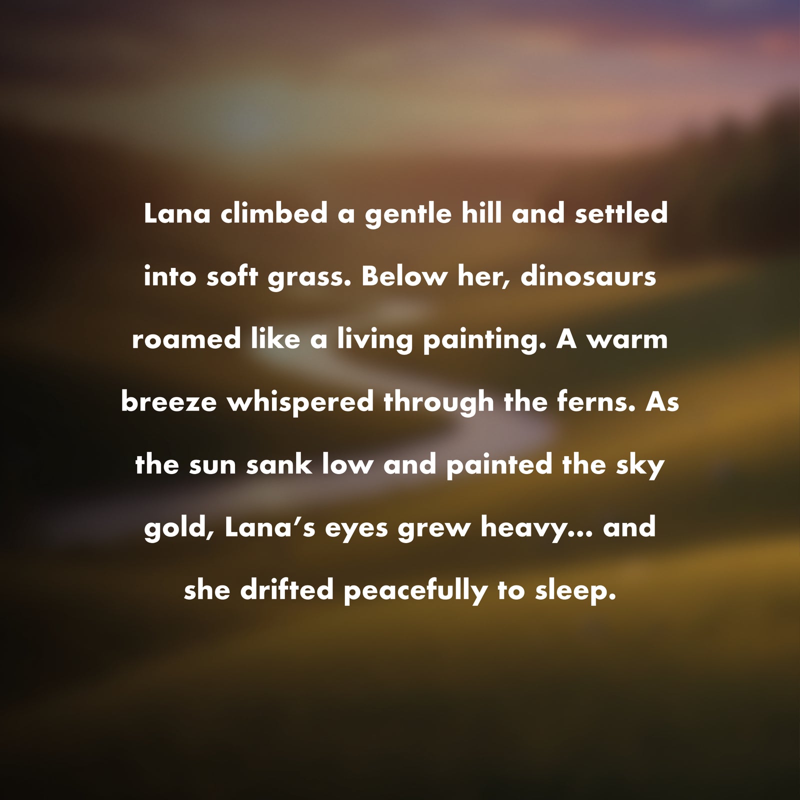 The Child and the day of the Dinosaurs